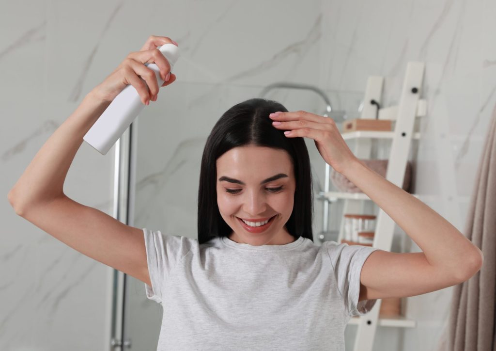 Dry shampoo and hair oiling Dry shampoo and hair oiling